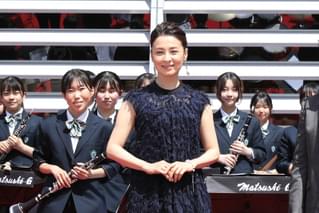 檀れい＆水谷豊、「太陽とボレロ」ロケ地・松本に凱旋 地元高校生の演奏に感激