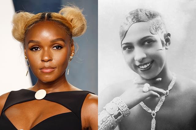 ジャネール・モネイ(左)、ジョセフィン・ベーカー(右)