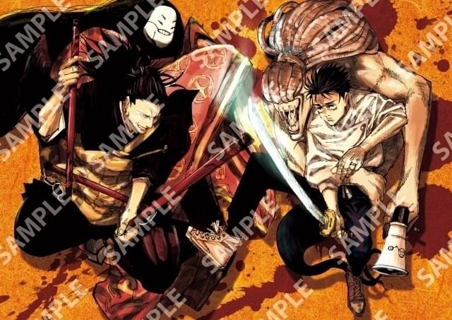 最後の入場特典は両面仕様ビジュアルボード 片面は「乙骨vs夏油」