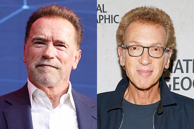 シュワルツェネッガー（左）とフィル・エイブラハム監督