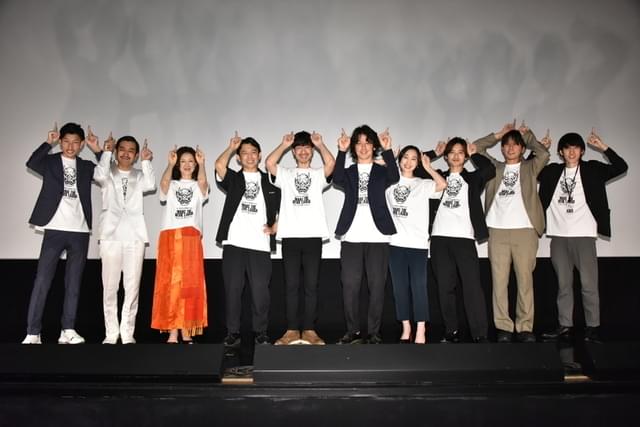 初日舞台挨拶の模様