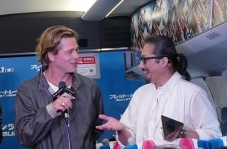 ブラッド・ピット、史上初の“新幹線レカペ”に登場！ 「とても快適」とご満悦