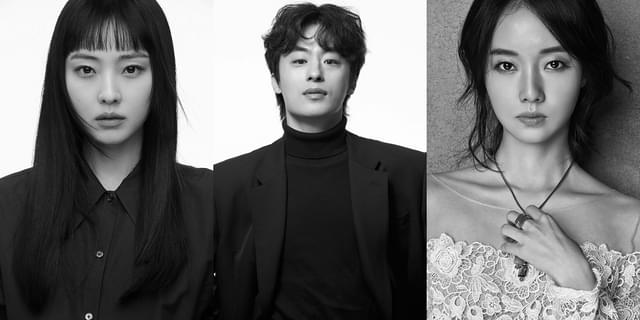 「寄生獣 ザ・グレイ」に出演する(左から)チョン・ソニ、ク・ギョファン、イ・ジョンヒョン