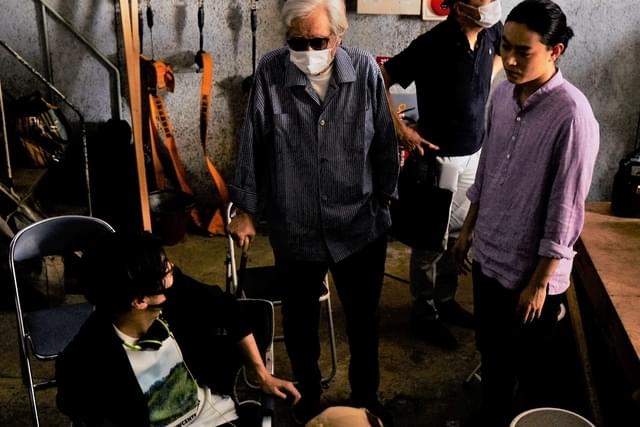 「百花」撮影現場を訪れた山田洋次監督