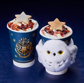 ハリポタ×「タリーズコーヒー」コラボ第2弾、10月28日発売 ヘドウィグのスリーブやミンスパイのドリンクも！