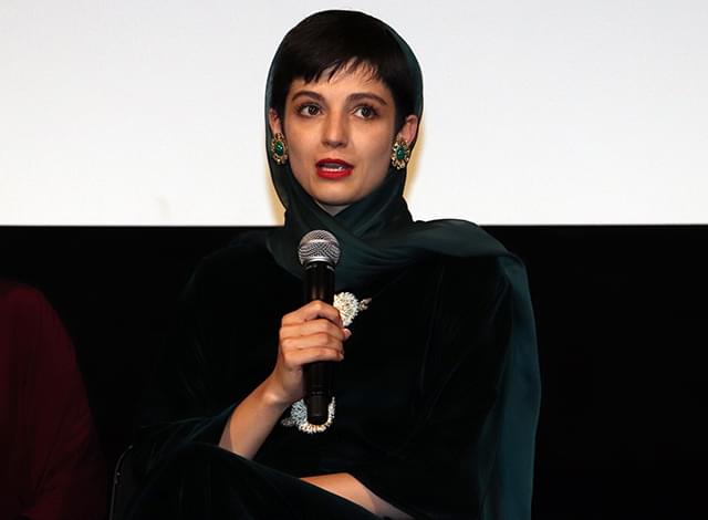 ティーチインに臨んだマーサ・ヘジャズィ