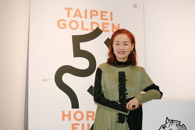台北金馬映画祭に出席した宮本信子