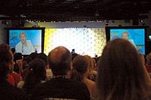 特別イベントが行われるホールHの様子