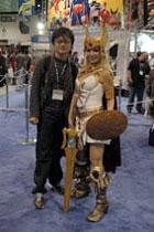 コスプレ嬢と筆者