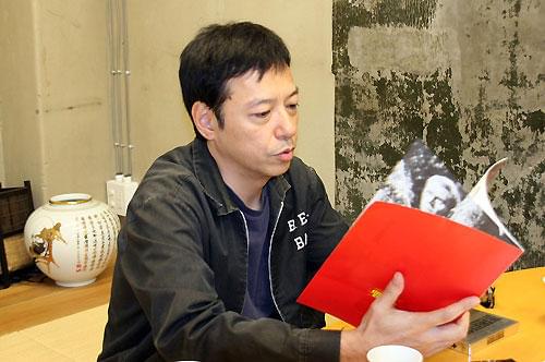 パンフレットの読みながら「大脱走」との出会いを語る