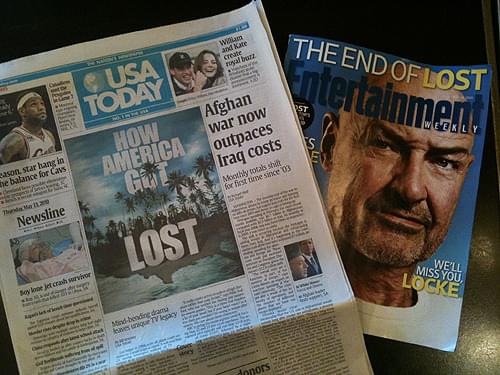 エンターテインメント・ウィークリー、 全国紙USAトゥデイも大特集