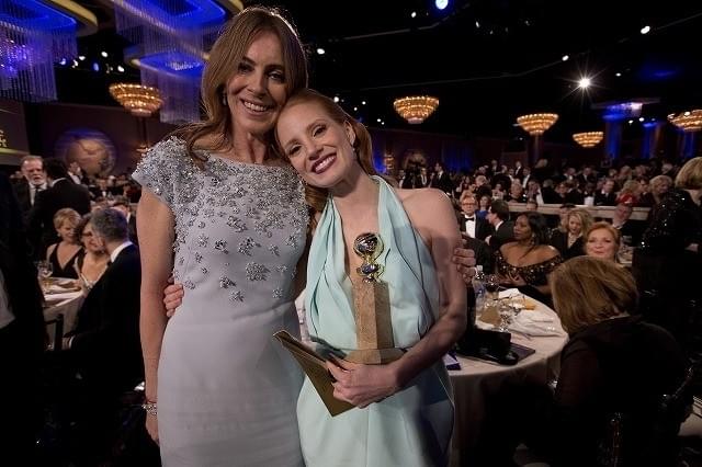 キャスリン・ビグロー監督と主演女優賞のジェシカ・チャステイン