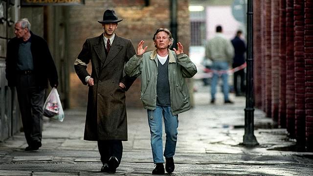 「戦場のピアニスト」撮影時、エイドリアン・ブロディ（左）と