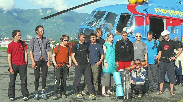 イナキ救出のため各国から駆けつけた登山家たち