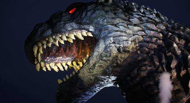 庵野監督による「ゴジラ」は2016年の話題作間違いなし(写真はTOHOシネマズ新宿のゴジラ)