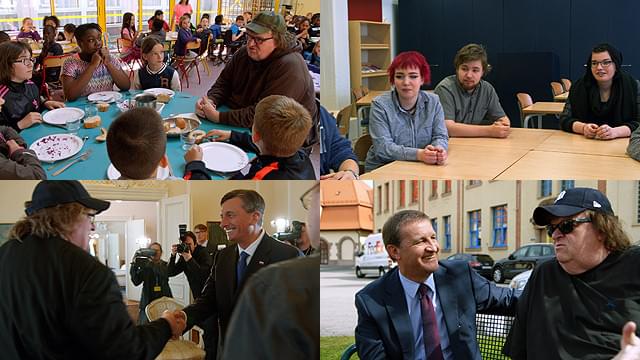 小学校の給食が美味しいフランス(左上)、学力世界一のフィンランド(右上) 大学の授業料が無料のスロベニア(左下)、週36時間労働のドイツ(右下)