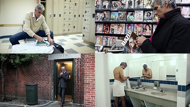 公衆トイレやジムのロッカーを活用して生活