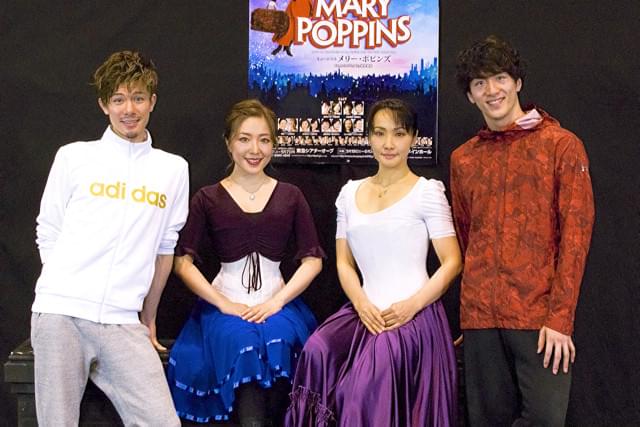 左から、柿澤勇人、平原綾香、濱田めぐみ、大貫勇輔