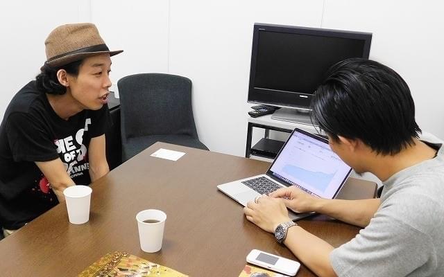 上田監督と筆者