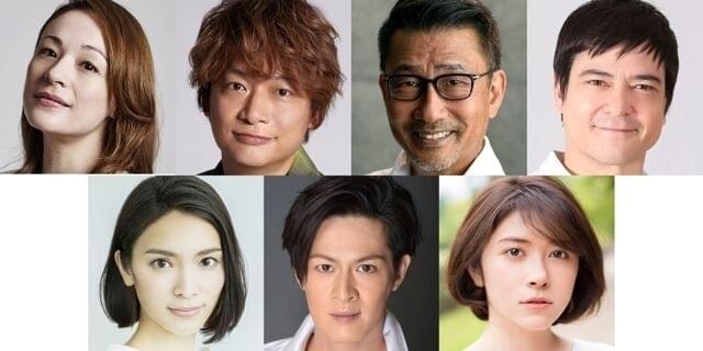 「日本の歴史」精鋭キャスト。上段左上からシルビア、香取慎吾、中井貴一、川平慈英、下段左から秋元才加、新納慎也、宮澤エマ