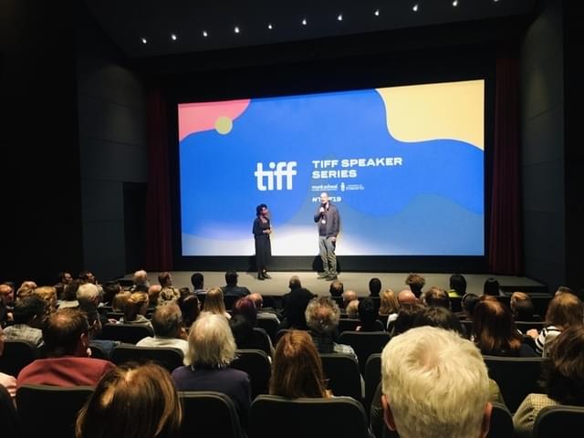 上映後のティーチインに立ったアレクサンダー・ナナウ監督