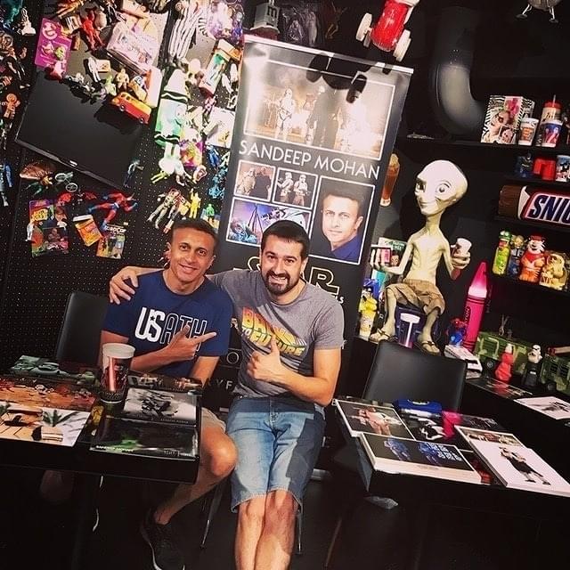 お店のロゴを手掛け、オープン初日に来日した「ノップ・トルーパーズ」