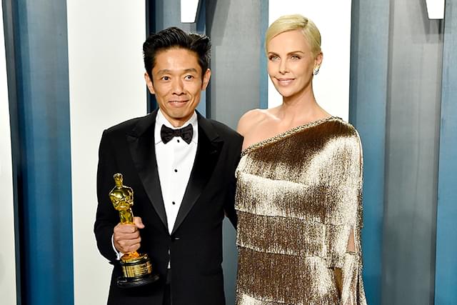 カズ・ヒロ氏とシャーリーズ・セロン