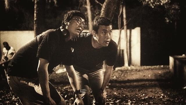 ディアオ・イーナン監督（左）とリャオ・ファン