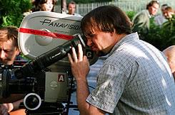 撮影中のリチャード・リンクレイター監督