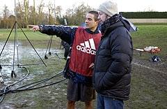 「GOAL!」撮影中の様子