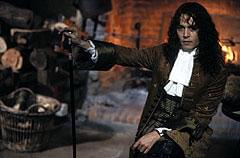 ロチェスター伯爵に扮したジョニー・デップ