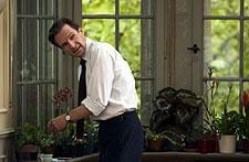 ガーデニングに興じるジャスティン