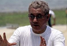 撮影中の北野監督の様子