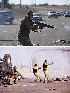 緊張感溢れるアクションの連続も見もの