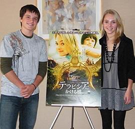 映画製作に興味津々な2人