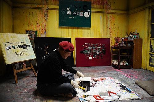 北野監督自身が描きためた絵が数十点登場する