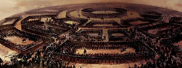 「文字で読んだことはあっても、ビジュアルで見たことはないはず」と監督が胸を張る“陣形”と合戦シーン