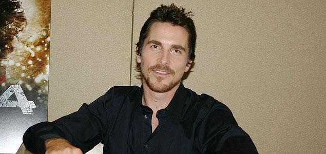 「ダークナイト」で来日したときより穏やかな印象のクリスチャン・ベール