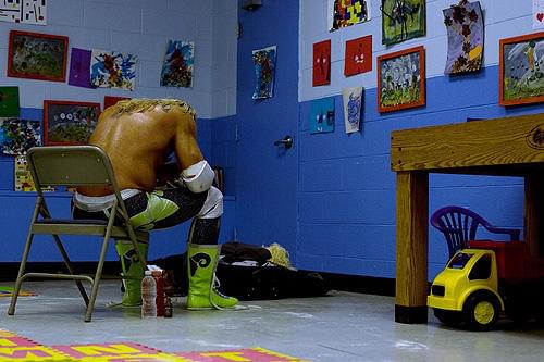 全盛期の頃の自分と、現在の自分 とのギャップに悩むランディ