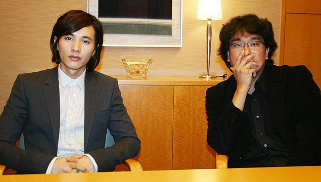 韓国映画界を背負って立つ若きスターと若き巨匠がそろって来日