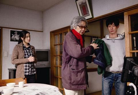 山田組初参加の加瀬亮とともに