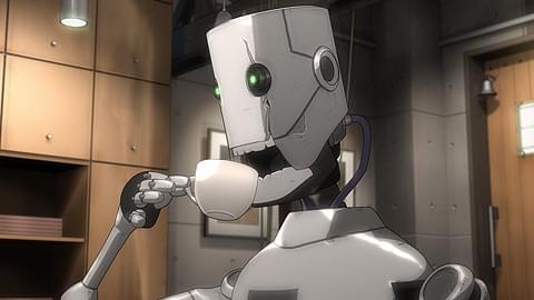 アシモフの「ロボット三原則」は作中でも多く語られる