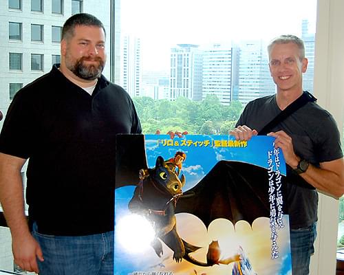 大人も納得する物語を作り上げた デュボア監督（左）とサンダース監督（右）