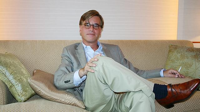 いまやベテラン脚本家となったアーロン・ソーキン。次回作はブラッド・ピット主演の「マネーボール」