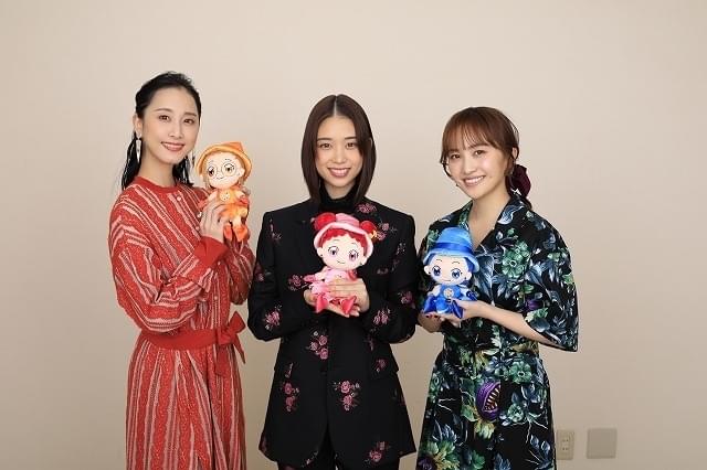 インタビューに応じた森川葵、松井玲奈、百田夏菜子 (C)板橋淳一