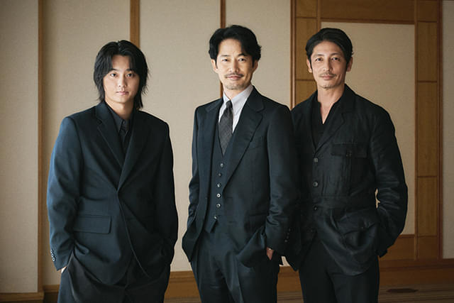 インタビューに応じた竹野内豊、玉木宏、奥平大兼