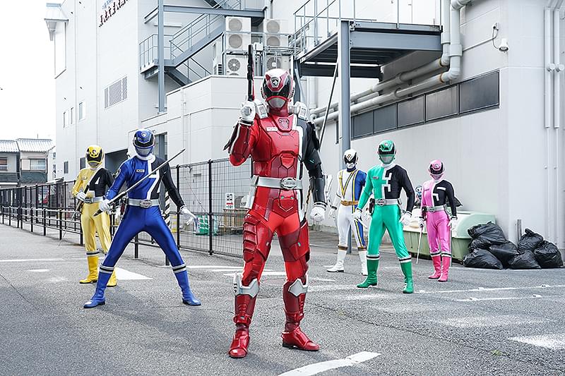 【超美品】デカレンジャー　ジャケット　120cm 特捜戦隊デカレンジャー S.P.D隊員風ジャケット（デカレッド