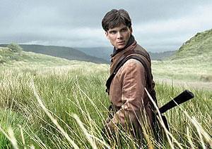 麦の穂をゆらす風