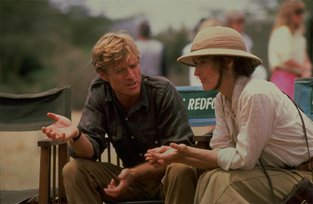 メリル・ストリープの「愛と哀しみの果て」の画像