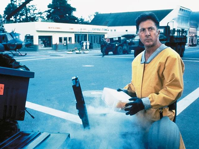 ダスティン・ホフマンの「アウトブレイク」の画像